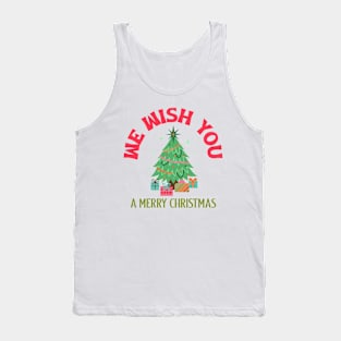 Wish You A Merry Christmas Tank Top